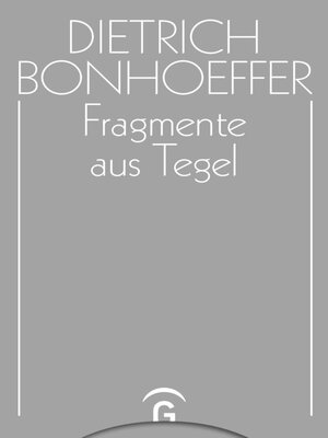 cover image of Fragmente aus Tegel